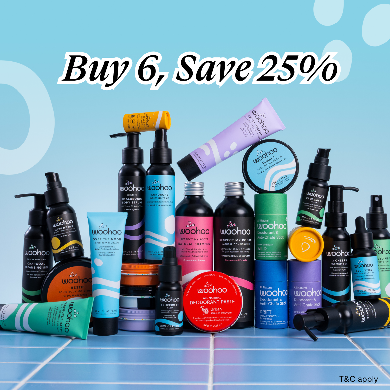 Buy 6, Save 25%