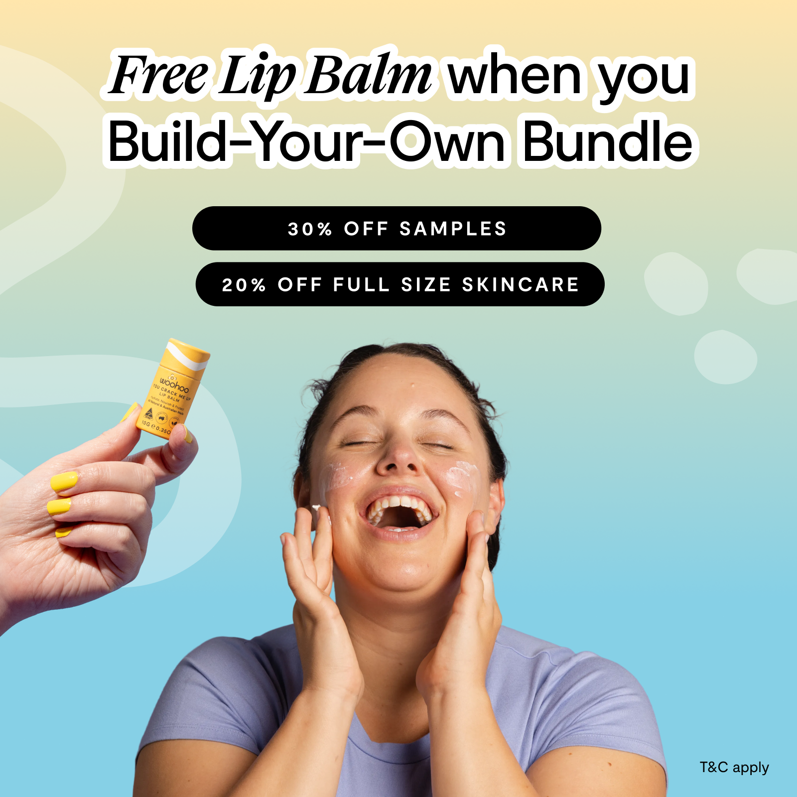 Free Lip Balm with BYO Bundles (Skincare and More)