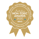 WINNER - Australian Non-Toxic Awards 2020 - Men's Personal Care - GOLD