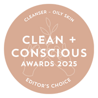 EDITOR'S CHOICE - Best Cleanser for Oily Skin - Clean+Conscious Awards 2025