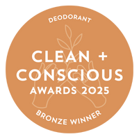 BRONZE - Best Deodorant - Clean+Conscious Awards 2025