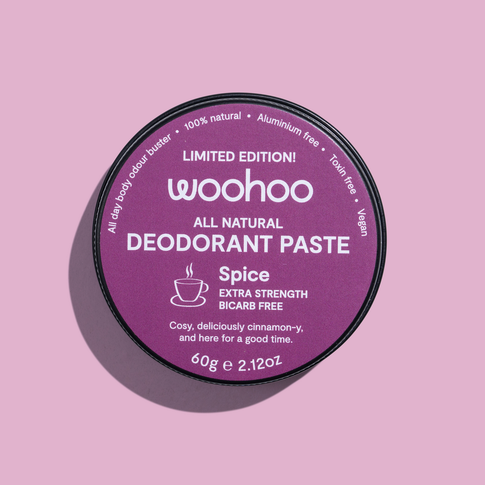 Woohoo All Natural Deodorant Paste (Spice) 60g
