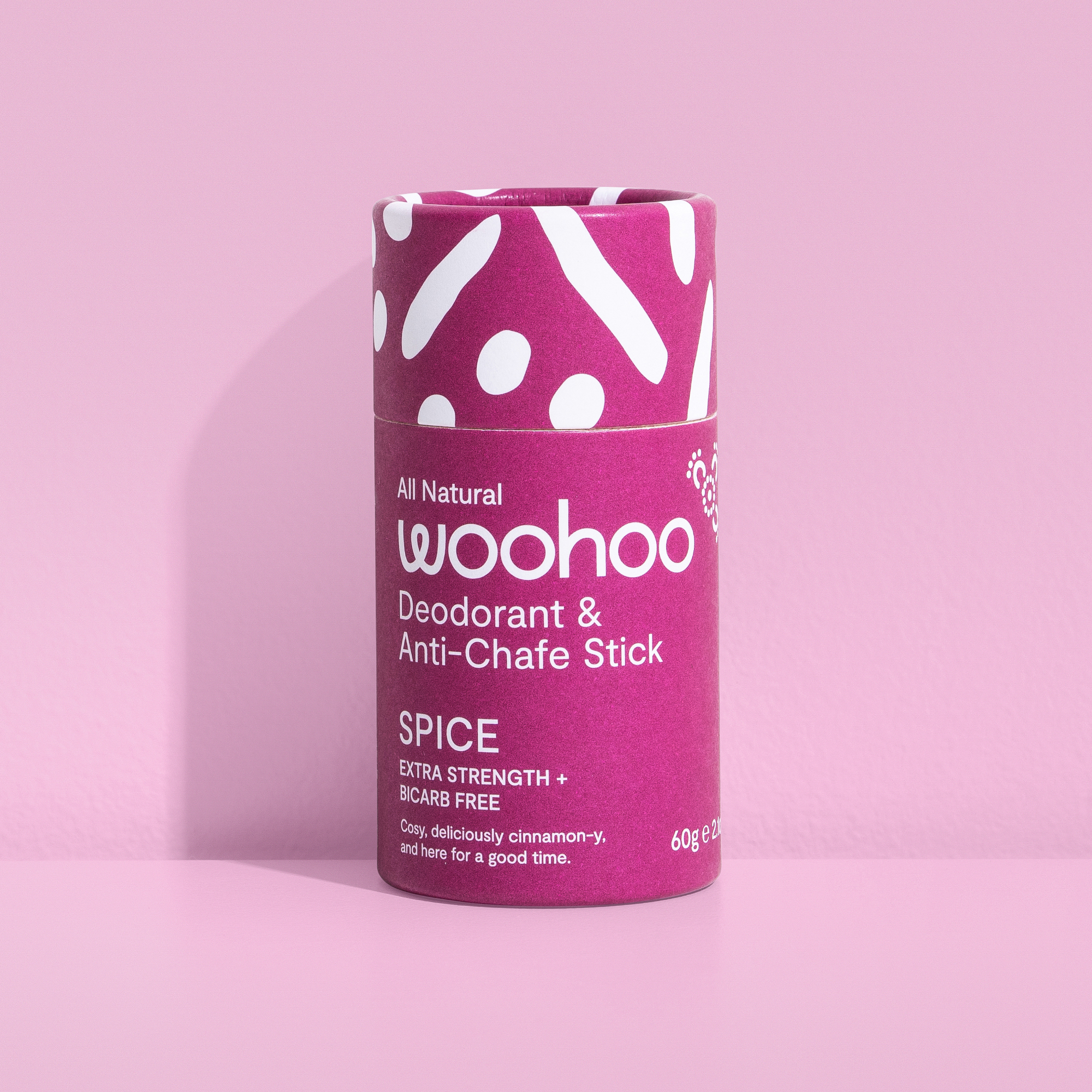 Woohoo Natural Deodorant & Anti-Chafe Stick (Spice) 60g